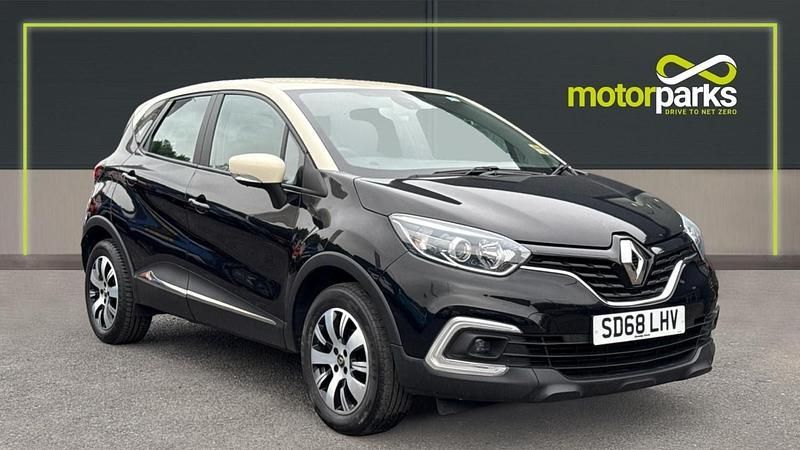 Diamond black metallic/ivory roof Used 2018 Renault Captur Play SUV | £8,000 (Fair price) - Image 1/4
