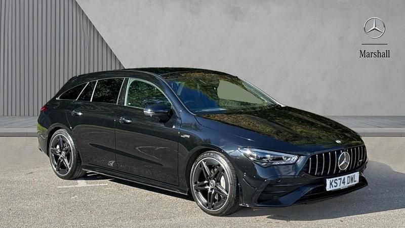 Black Used 2024 Mercedes CLA35 AMG Premium Plus Estate | £39,380 (Expensive) - Image 1/4