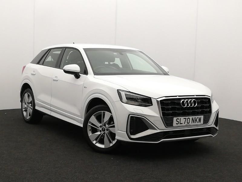 White Used 2020 Audi Q2 S-Line SUV | £18,698 (Fair price) - Image 1/4