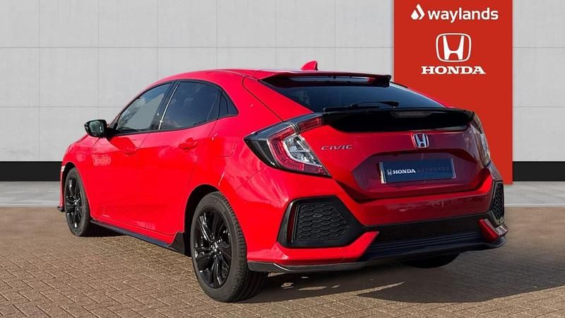 Used Honda Civic Sport 2019 Red Hatchback