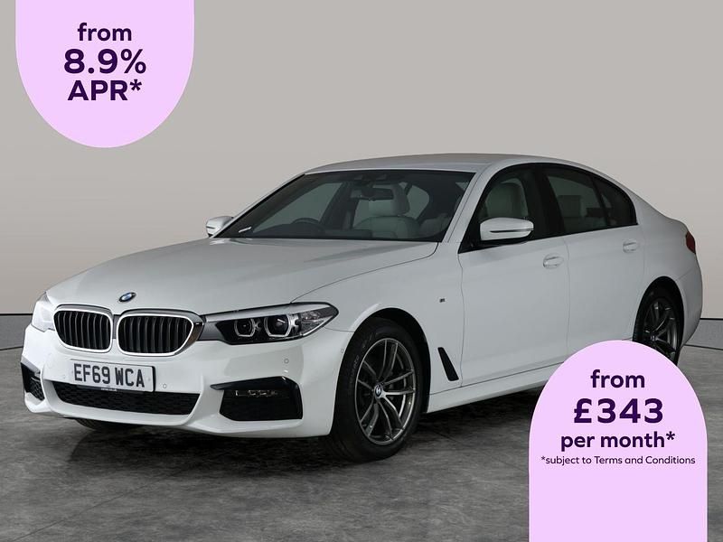 White Used 2020 BMW 520 M Sport Sedan | £20,773 (Super price) - Image 1/2