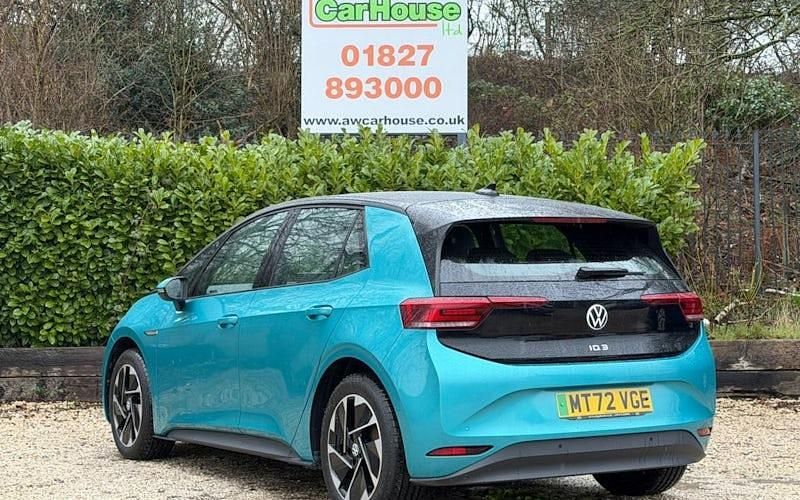 Used VW ID.3 Pro Performance 150 kW (204 HP) 2021 Blue Hatchback
