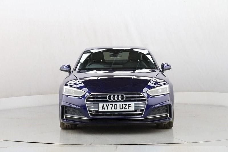 Used Audi A5 S-Line 190 HP (139 kW) 2020 Blue Coupe