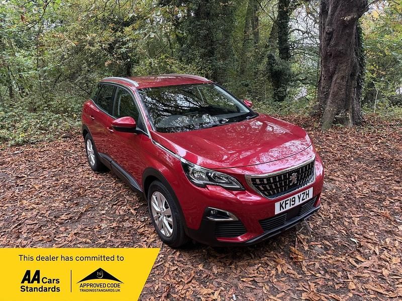 Red Used 2019 Peugeot 3008 Active Hatchback | £6,595 (Fair price) - Image 1/4