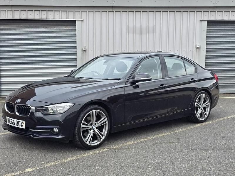 Black Used 2015 BMW 320 Efficient Dynamics Sedan | £9,600 (Good price) - Image 1/4