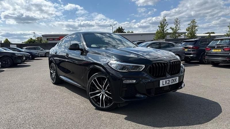 Black Used 2021 BMW X6 M Sport SUV | £44,806 (A bit pricey) - Image 1/4