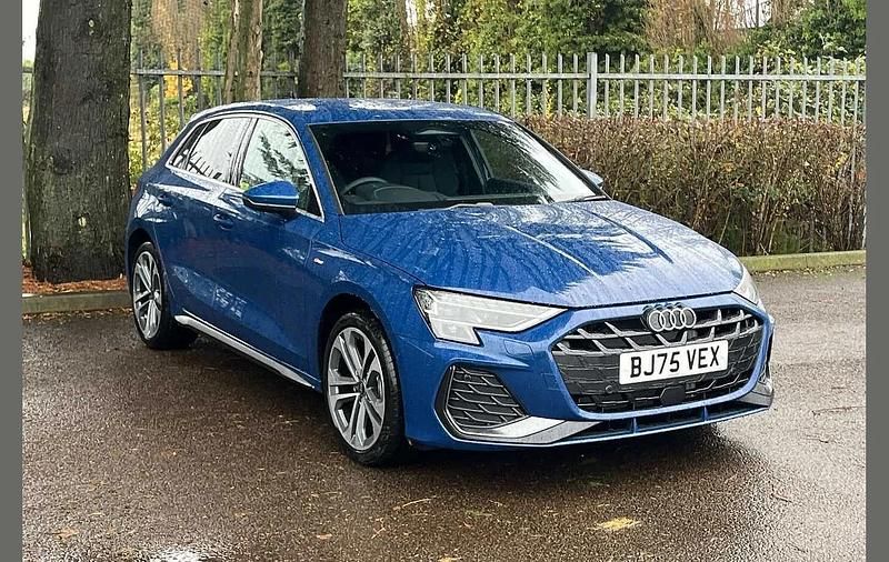 Ascari blue metallic New 2025 Audi A3 e-tron S-Line Hatchback | £33,490 (Good price) - Image 1/4