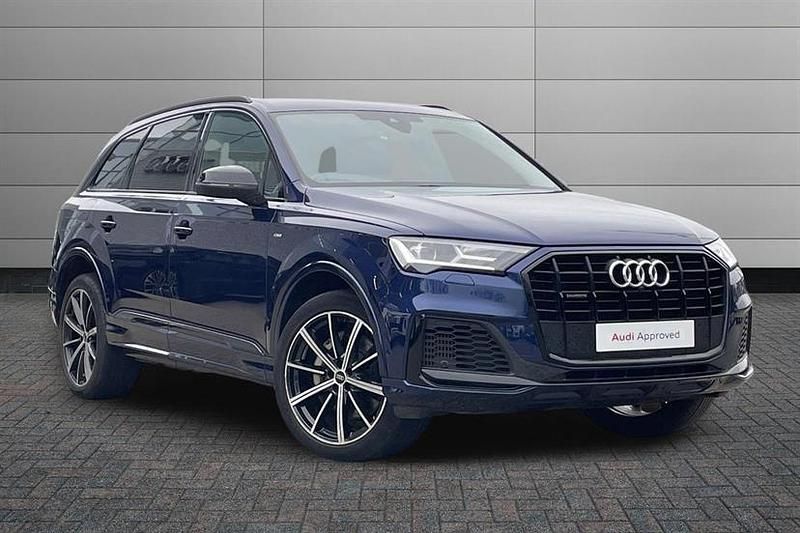 Used Audi Q7 Black Edition 340 HP (250 kW) 2022 Blue SUV