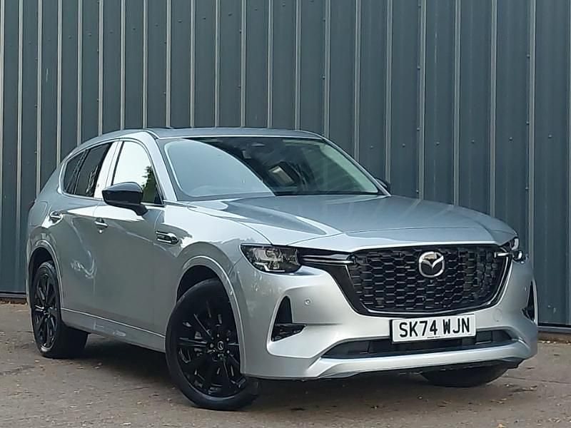 Silver Used 2024 Mazda CX-60 Homura-Line SUV | £32,498 (Fair price) - Image 1/4