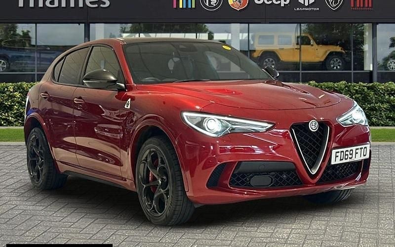 Red Used 2019 Alfa Romeo Stelvio Quadrifoglio SUV | £40,995 (Expensive) - Image 1/4