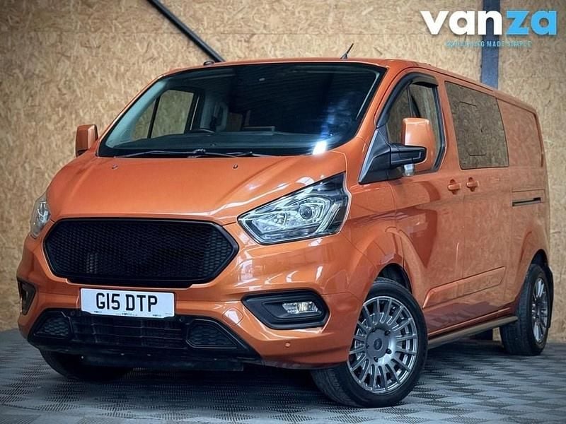 Orange Used 2018 Ford Transit Custom Limited Van | £17,750 (A bit pricey) - Image 1/4