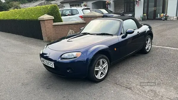 Used Mazda MX5 160 HP (117 kW) 2007 Blue Cabriolet