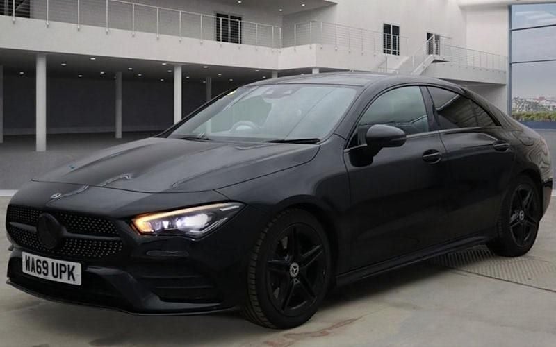 Used Mercedes CLA220 AMG line 190 HP (139 kW) 2019 Black Sedan