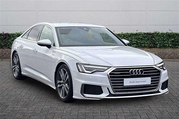 White Used 2019 Audi A6 S-Line Sedan | £22,285 (Good price) - Image 1/4