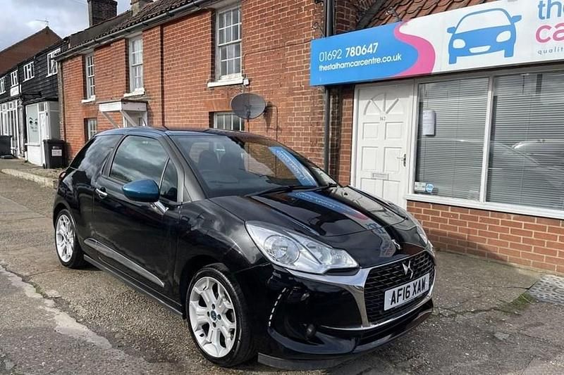 Used DS Automobiles DS3 Elegance 110 HP (80 kW) 2016 Black Hatchback