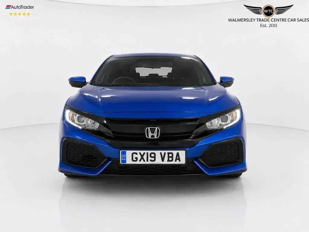 Used Honda Civic SE 126 HP (92 kW) 2019 Blue Hatchback