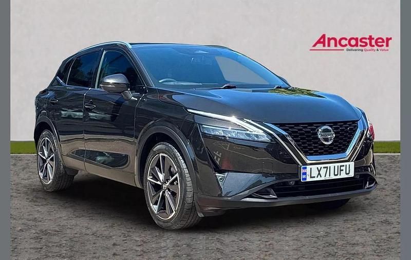 Black Used 2021 Nissan Qashqai Tekna SUV | £18,475 (Expensive) - Image 1/4