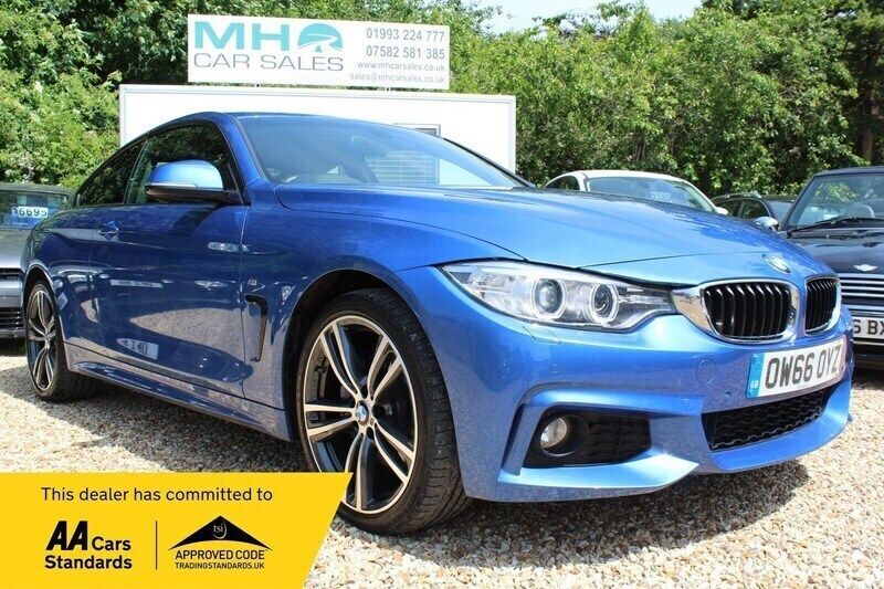 Blue Used 2017 BMW 420 M Sport Coupe | £14,695 (Fair price) - Image 1/4