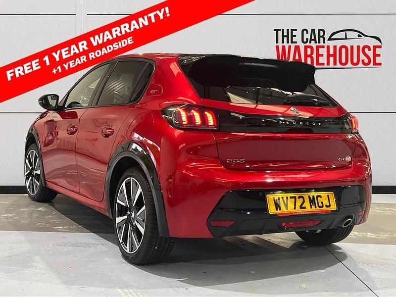 Used Peugeot 208 GT-line 2022 Red Hatchback