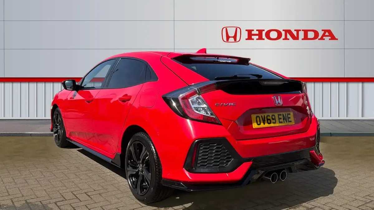 Used Honda Civic Sport 182 HP (133 kW) 2019 Red Hatchback