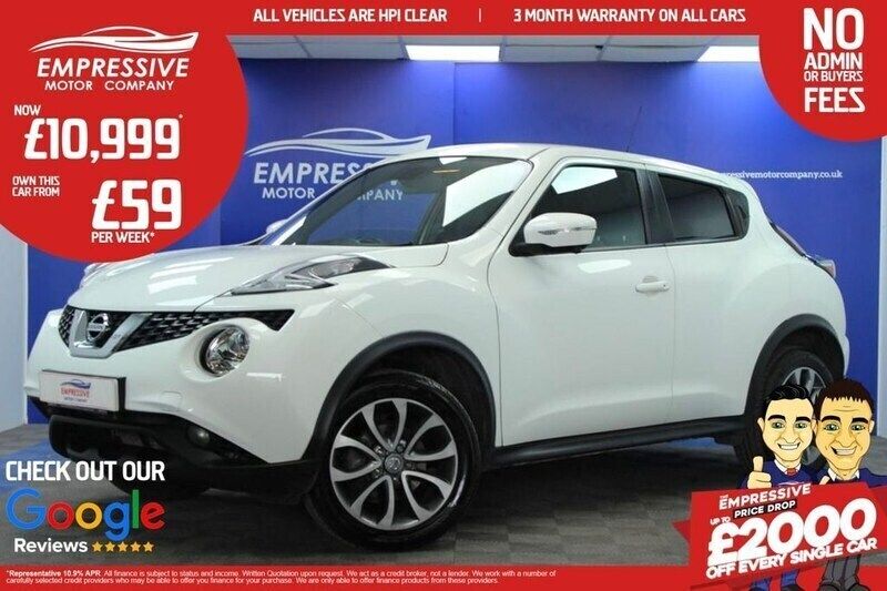 White Used 2019 Nissan Juke S SUV | £10,999 (Fair price) - Image 1/4