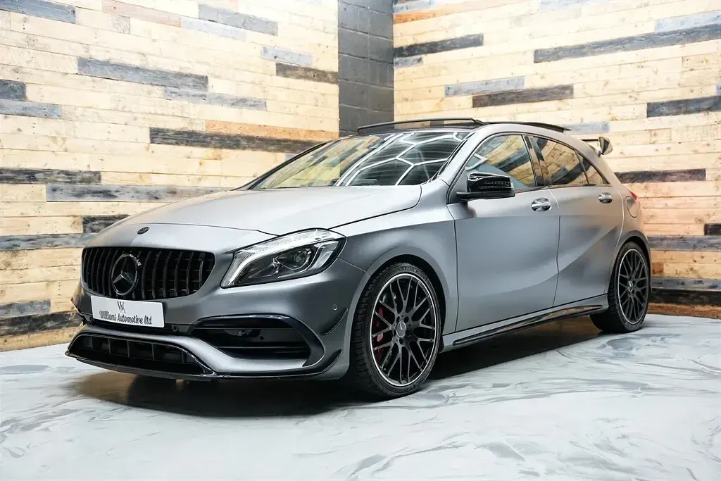 Used Mercedes A45 AMG Premium 417 HP (306 kW) 2015 Grey Hatchback