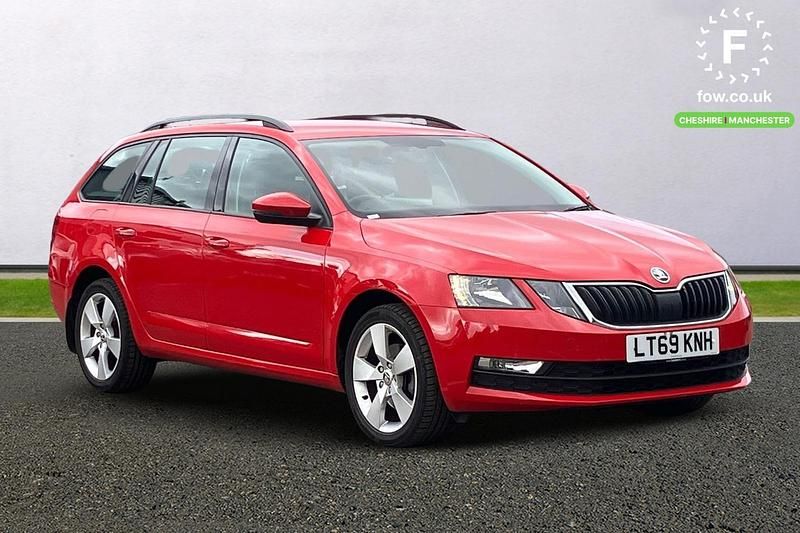 Used Skoda Octavia SE Drive 150 HP (110 kW) 2019 Red Estate