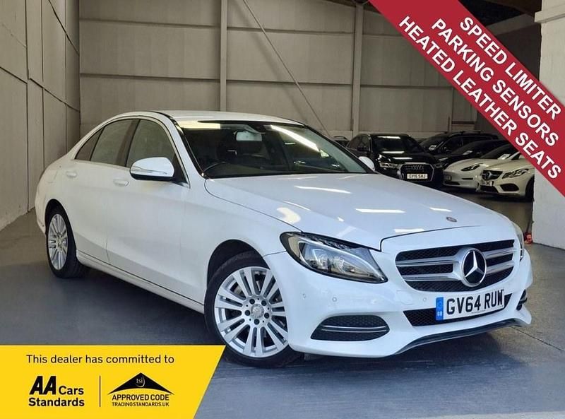 White Used 2015 Mercedes C220 Sedan | £9,125 (Fair price) - Image 1/4