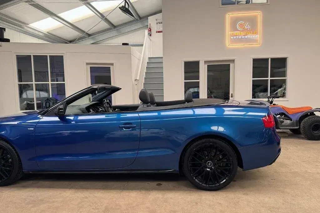 Used Audi A5 Cabriolet S-Line 174 HP (127 kW) 2015 Blue Cabriolet