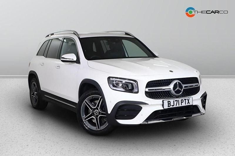 White Used 2021 Mercedes GLB220 AMG line SUV | £28,475 (Fair price) - Image 1/3