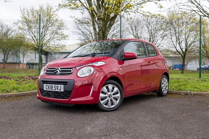 Used Citroën C1 Feel 68 HP (50 kW) 2018 Red Hatchback