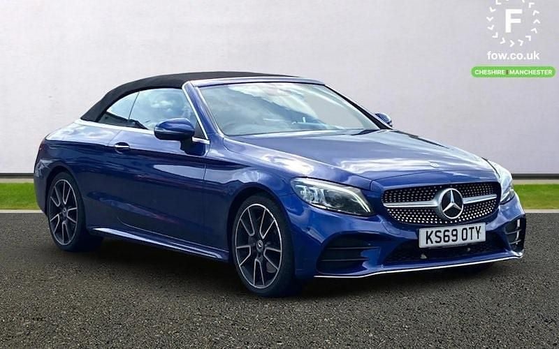 Blue Used 2020 Mercedes C300 Active Cabriolet | £21,499 (Fair price) - Image 1/3
