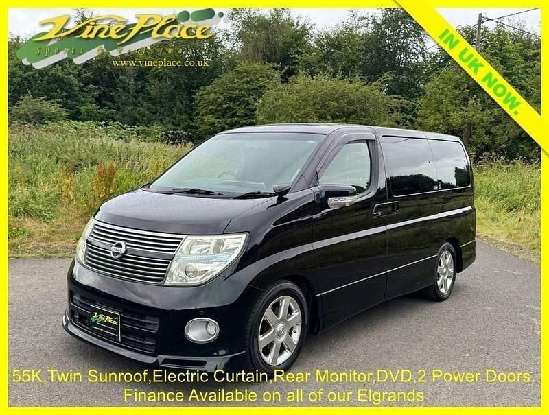 Black Used 2009 Nissan Elgrand Premium Edition MPV | £12,500 (Fair price) - Image 1/3