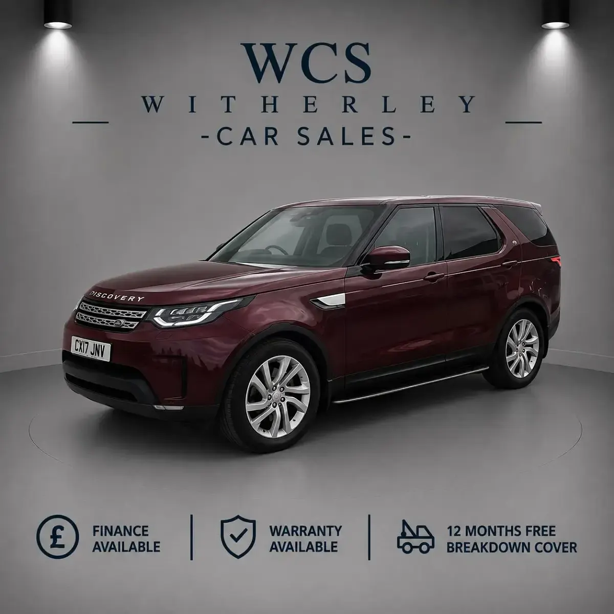 Used Land Rover Discovery 5 HSE 240 HP (176 kW) 2017 Red SUV