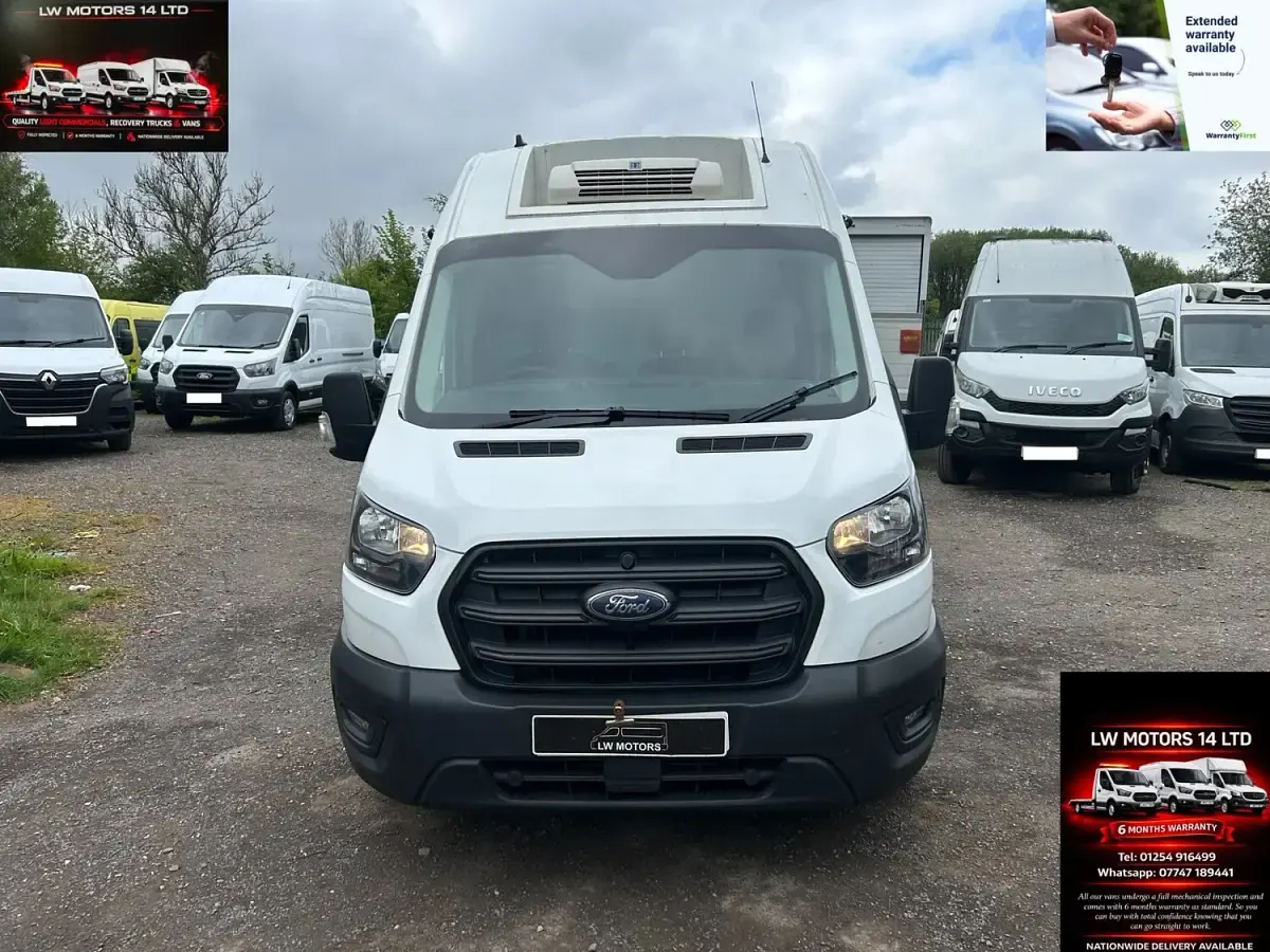 Used Ford Transit 130 HP (95 kW) 2021 White Van