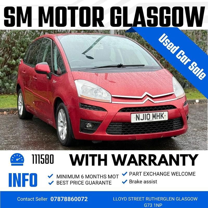Red Used 2010 Citroën C4 Picasso VTR Sport MPV | £1,499 (Fair price) - Image 1/4