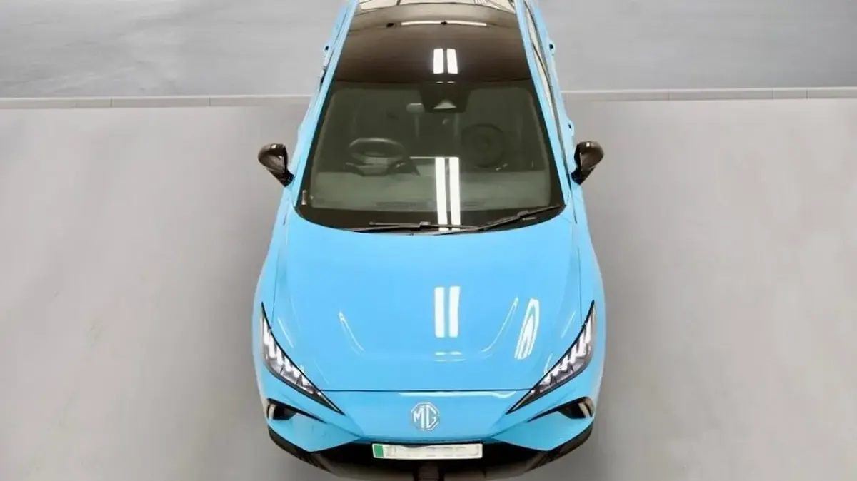 Used MG MG4 EV Trophy 63 kW (87 HP) 2022 Blue Hatchback