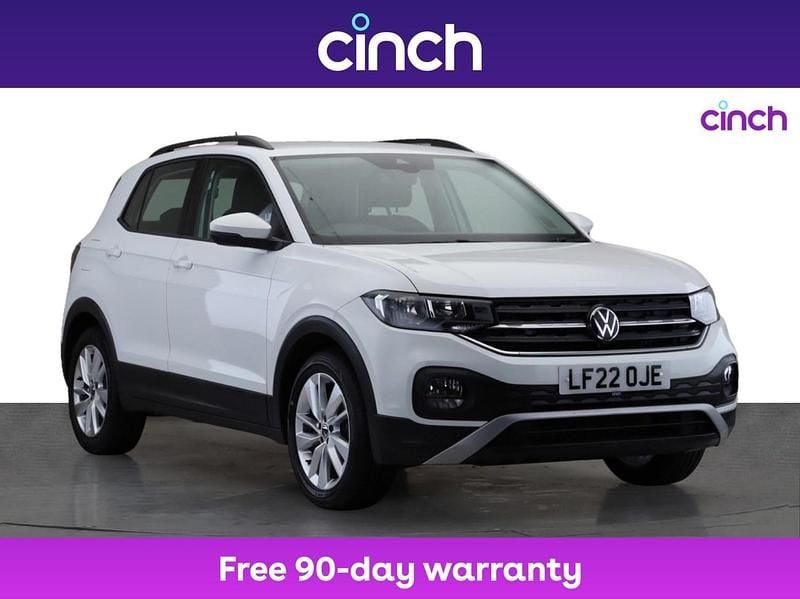 White Used 2022 VW T-Cross SE SUV | £12,999 (Good price) - Image 1/3