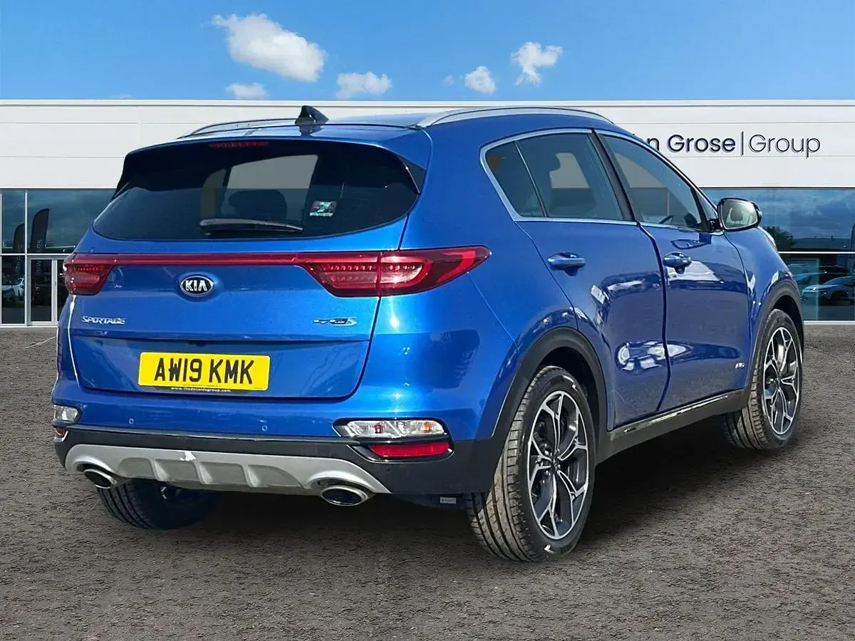Used Kia Sportage GT-Line S 177 HP (130 kW) 2019 Blue SUV