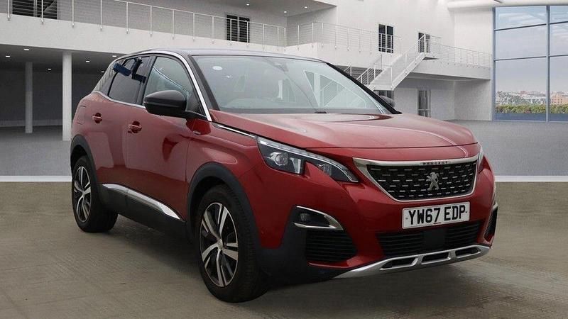 Red Used 2018 Peugeot 3008 GT-line Hatchback | £13,250 (Fair price) - Image 1/1