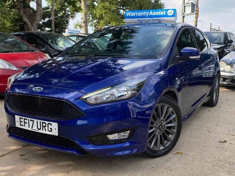 Blue Used 2017 Ford Focus ST-Line Hatchback | £4,700 (Fair price) - Image 1/4