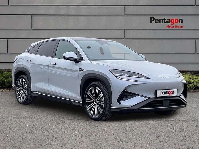 Indigo grey Used 2025 BYD Sealion 7 Design SUV | £44,995 (Expensive) - Image 1/4