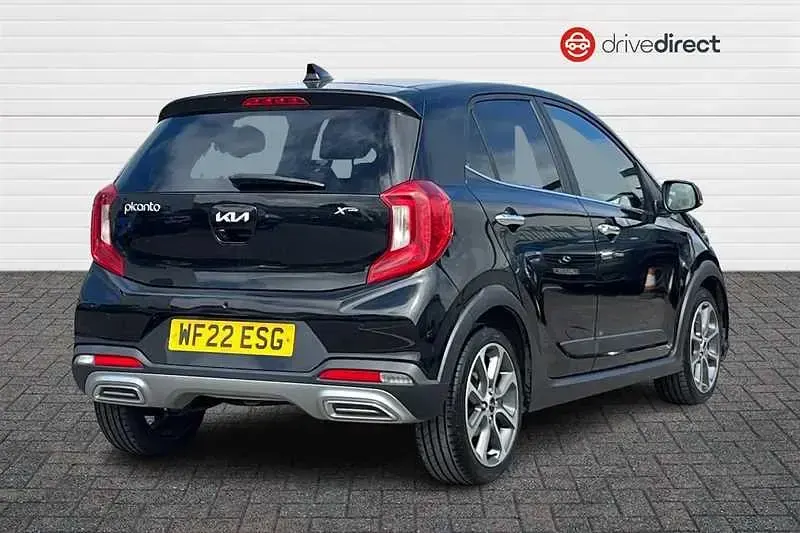 Used Kia Picanto X-Line 67 HP (49 kW) 2022 Black Hatchback