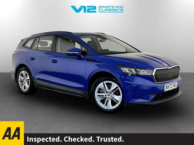 Used Skoda Enyaq iV ecoSuite 131 kW (179 HP) 2022 Blue SUV