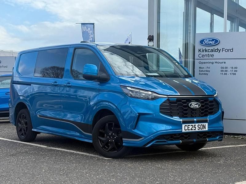 Used Ford Transit Custom Sport 170 HP (125 kW) 2025 Digital aqua blue Cabriolet