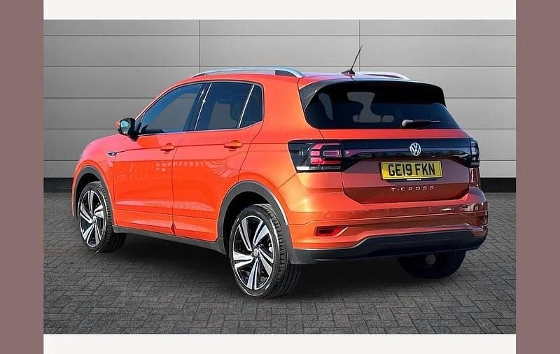 Used VW T-Cross R-line 115 HP (84 kW) 2019 Orange SUV