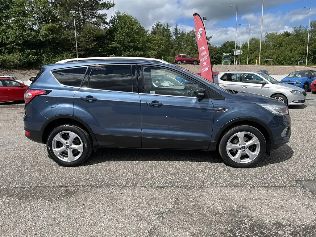 Used Ford Kuga Titanium X 120 HP (88 kW) 2018 Chrome blue SUV