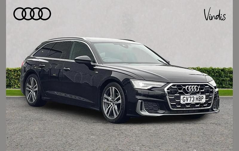 Black Used 2023 Audi A6 S-Line Estate | £33,629 (A bit pricey) - Image 1/4