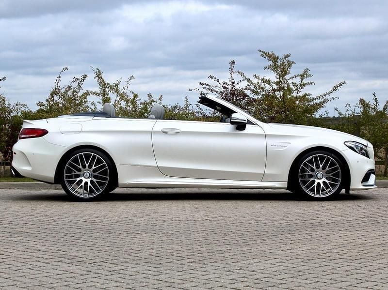 Used Mercedes C63 AMG Premium 2017 White Cabriolet