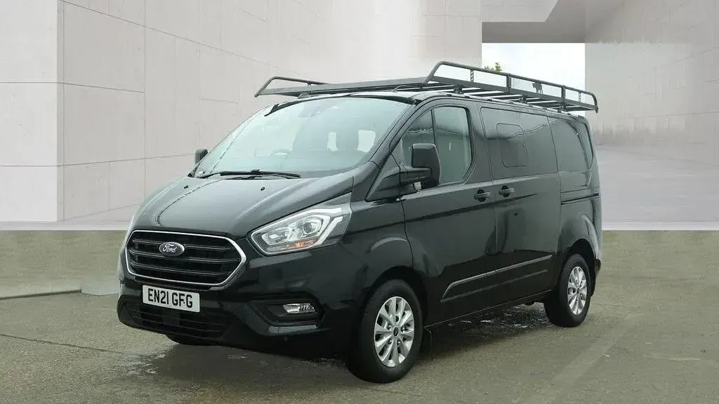 Used Ford Transit Custom Limited 170 HP (125 kW) 2021 Black Van